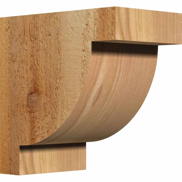 Ekena Millwork Alpine Rough Sawn Corbel, Western Red Cedar, 6"W x 10"D x 10"H COR06X10X10ALP00RWR - main